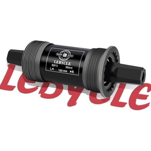 GINEYEA Mountain Folding Bike Square Hole Bearing Bottom Axle MTB Road Bike Bottom Brackets 68mm With Waterproof Screws