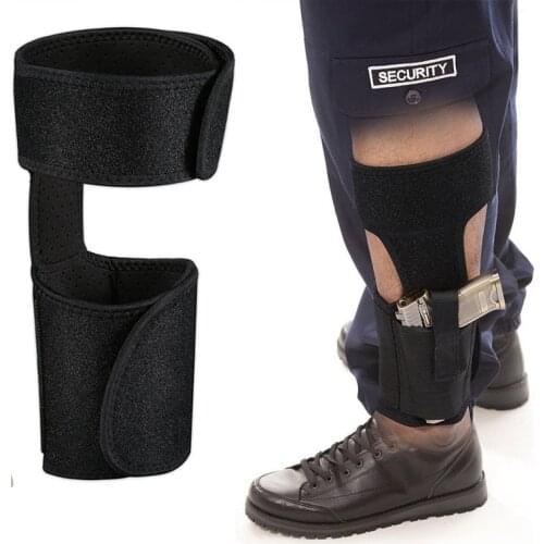 Tactical Concealed Carry Ankle Gun Holster for Glock 17 19 G2C Airsoft Revolvers Pistol Elastic Leg Handgun Holster Accessories