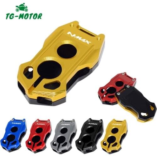 TG-Motor NMAX logo Motorcycle CNC Key Cover Head Bag Cap decoration key head For Yamaha NMAX 155 150 125 NMAX155 NMAX125 NMAX150