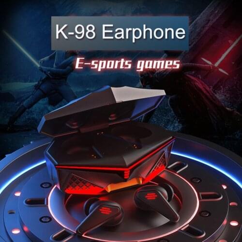 Kebidu TWS K98 Earbuds Headset with Mic Running Gaming/Music Wireless Earphones Bluetooth Headphones For IOS Android Phone