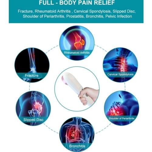 Cold Laser Chiropractic Acupuncture Quantum LLLT Pain Relief Therapy Red Light Therapy Device For Knee Arthritis 650nm and 808nm