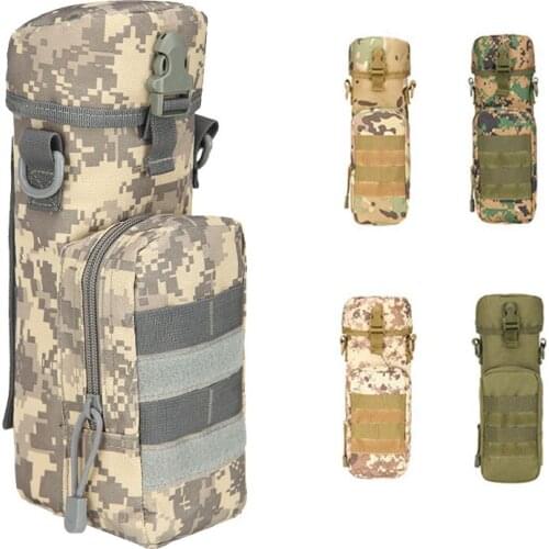 Outdoor Bag Multifunctional Camouflage Tactical Shoulder Bag Camping Cycling Water Bottle Bag