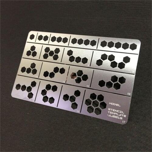 1pcs Cellular Digital Camouflage Leakage Spray Plate for Gundam 1/100 Scale and 1/35 Scale Military Model Accessories Kits