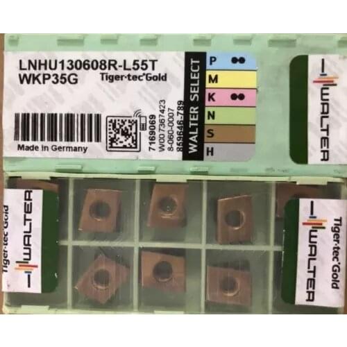 10PCS CARBIDE INSERT LNHU130608R-L55T WKP35G