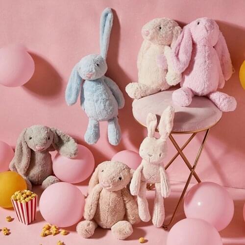 30CM Soft Stuffed Long Ear Bunny Rabbit Cartoon Cute Plush Toy Animal Dolls Children Gift