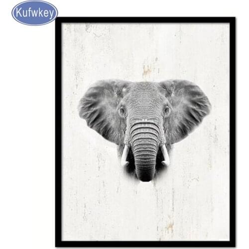 Diamond Mosaic elephant DIY 5D Full square round Diamond Painting Cross Stitch Kit Diamonds Embroidery animal Home Decoration