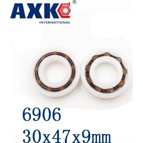 Axk 6906 Pom (10pcs) Plastic Ball Bearings 30x47x9mm Glass Balls 30mm/47mm/9mm 61906pom