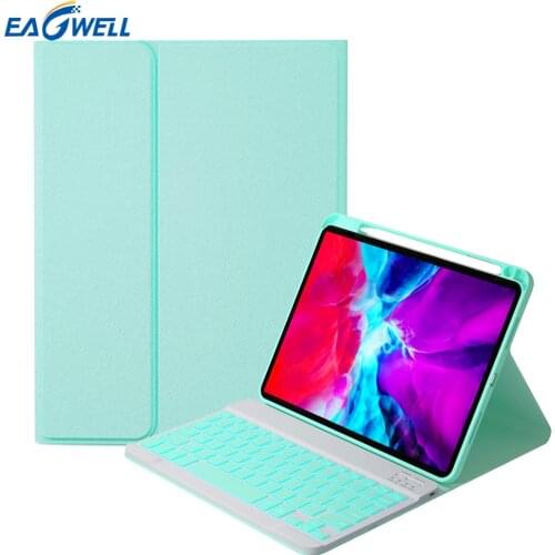 Keyboard Case for iPad Pro 11 inch 2020/2018 Case with Pencil Holder Bluetooth Backlit Keybaord for iPad Pro 2nd 11 Tablet Cover