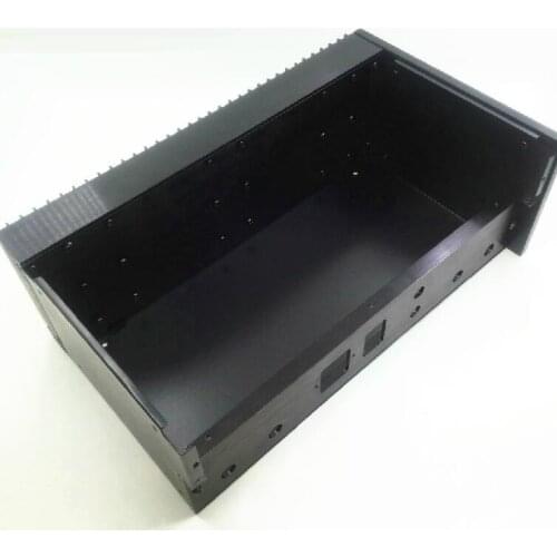 CLONE QUAD405 Black Chassis Power Amp Box DIY Amplifier Case Enclosure