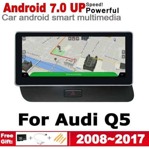 For Audi Q5 8R 2008~2017 Android Car Radio GPS Navigation Multimedia Player MMI WiFi BT Audio Video System
