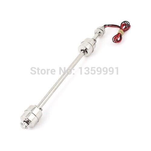 250mm Stainless Steel Twin Channel Vertical Water Level Sensor Float Ball Switch