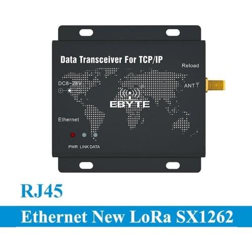 E90-DTU(230SL30-ETH) RJ45 Ethernet New LoRa SX1262 30dBm 1W 230MHz TCP UDP Serial Port Wireless Transceiver Modem