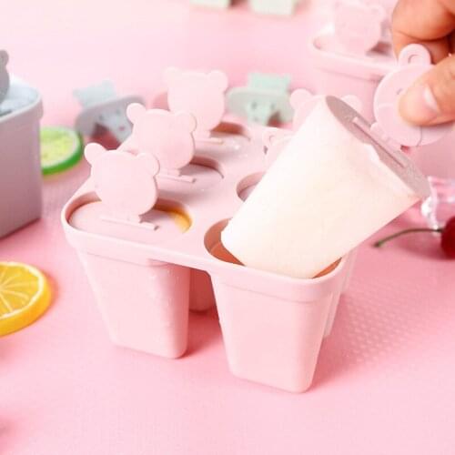 Lolly Mould Tray Pan Kitchen High Quality 6 Cell Frozen Ice Cube Molds Popsicle Maker DIY Ice Cream Tools Cooking Tools