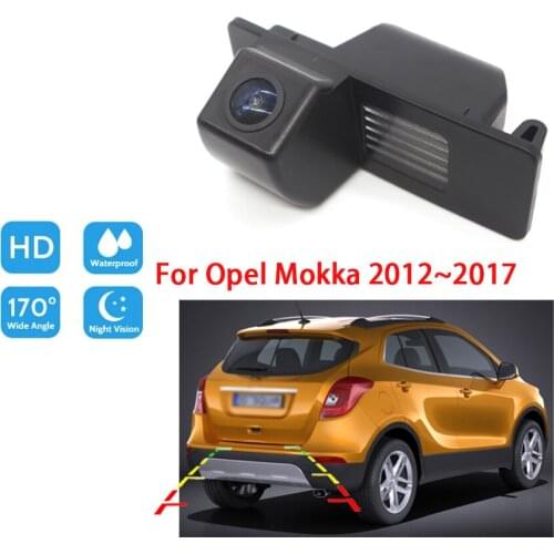 HD Night Vision For Opel Mokka 2012 2013 2014 2015 2016 2017 Vehicle Rear View Reverse Camera Waterproof high quality RCA