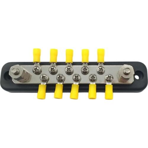 Boat 10 Gang Fuse Terminal Block Ground Junction Distribution Block