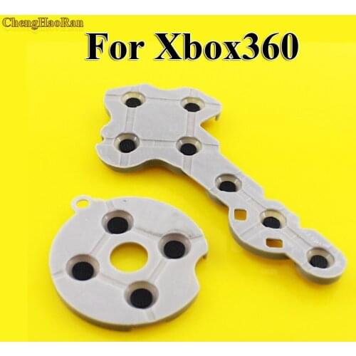 ChengHaoRan 100set Conductive Rubber Silicon Pads For Xbox360 Wireless Controller For Xbox 360 Contact Button D-Pad Repair