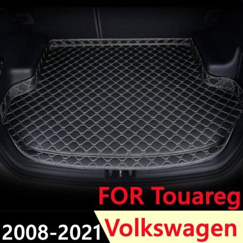 SJ High Side Custom Fit All Weather Car Trunk Mat Rear Cargo Liner Cover Carpet Pad FIT For Volkswagen VW Touareg 2008 2009-2021