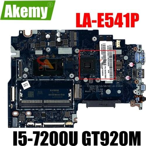 LA-E541P Laptop motherboard for Lenovo 320S-15IKB FLEX5-1570 original mainboard I5-7200U GT920M
