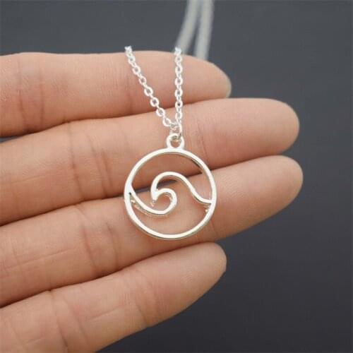 Summer Vacation Leisure Ocean Wave Necklace Beach Surfer Choker Jewelry