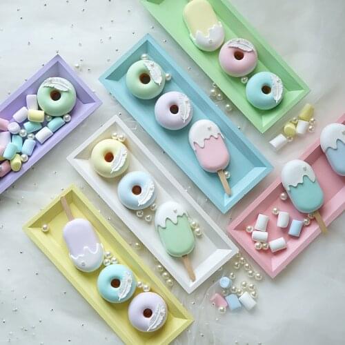 Macarons fake ice cream simulation fake candy children photography props net red wind snack combination art popsicle