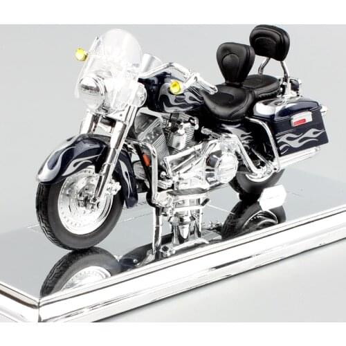 1/18 Scale 2002 FLHRSEI CVO Custom Screamin Eagle Road King Diecast modeling motorcycle street Cruiser bike toys Replicas
