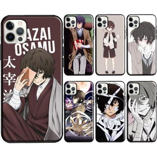 Dazai Osamu Bungou Stray Dogs Soft Cover For iPhone 12 11 Pro Max X XR XS Max 5S SE 2020 8 7 Plus 12 Mini Phone Case