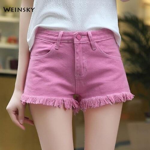 New Women Fashion Denim Shorts Plus Size Summer Casual Style Cotton Jeans