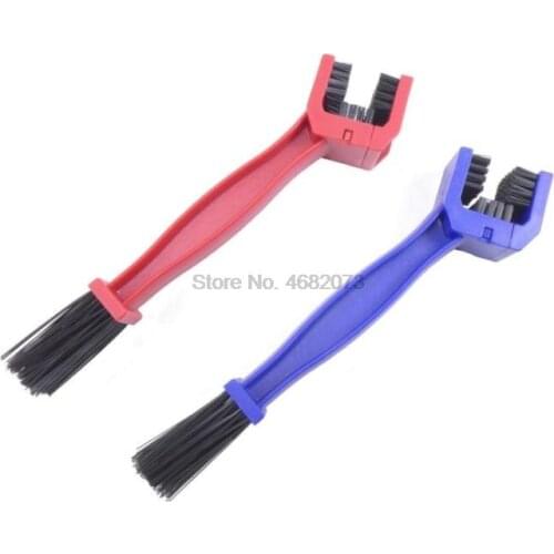 By DHL or Fedex 200pcs Bicycle Chain Clean Brush New Cycling Motorcycle Bike Chain Clean Brush Gear Grunge Brush Cleaner Tool