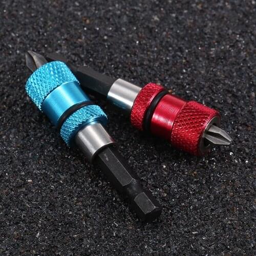 Adjustable 1/4" Magnet Hex Driver Screw Depth Bit Holder Construction Bit Holder +PH2 Bits Magnetic Tip Holder Tool