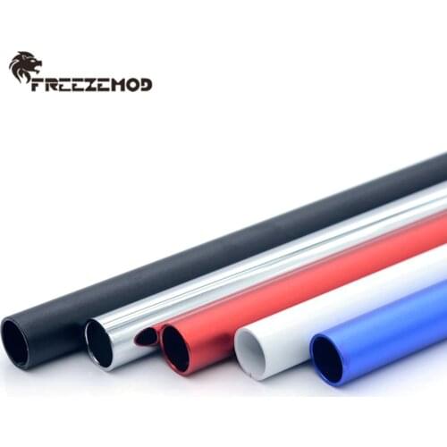 FREEZEMOD 50cm Aluminum Alloy Tube OD 14MM Water Cooling Sandblasted Anode Metal Pipe 1MM Thinkness For MOD Multi Color 12*14mm
