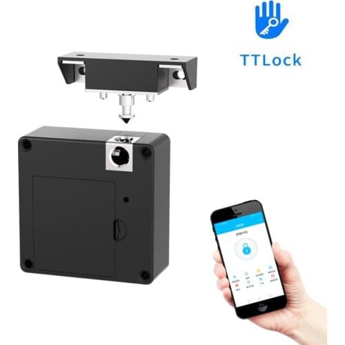 TTLock APP Bluetooth Remote Control Keyless Invisible Hidden Cabinet Drawer Lock Support 13.56MHz IC Card