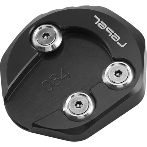 DHBH-Motorcycle Kickstand Extension Pad Side Stand Enlarger Plate for Honda Rebel CMX300 CMX500 2017-2021