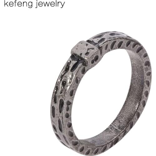 Vintage Temperament Jewelry A Rings Outlander Themed Charm Rings Handmade Retro Wristhand Chain For Women Men Fans Gift