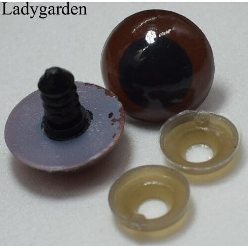 20PCS 10-20mm Safety Eyes for Toy DIY Craft Plastic Toy Eyes Safety Eyes Washer for Diy Plush Doll Findings-size Option