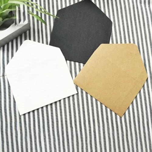 20pcs/pack NEW Stylish Black White Simple Craft Paper Envelopes Vintage European Style Envelope For Card Scrapbooking Gift 2021