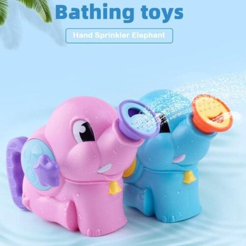 2020 Fashion Baby Bath Toys new Cartoon Elephant Kids Funny ABS Float Spray Water Tub Toys Color Random игрушки для ванной