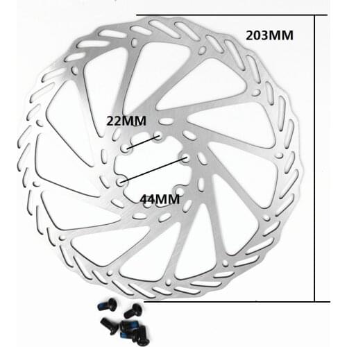Free Shipping High Quality Stainless Steel Rotor Bicycle Brake Disc Cycling hero203MM Mountain Bike For G3 BB5 BB7