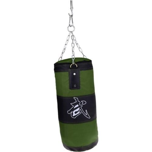 Boxing Bag Home Punch Sandbags Martial Art Kickboxing Training Green 90