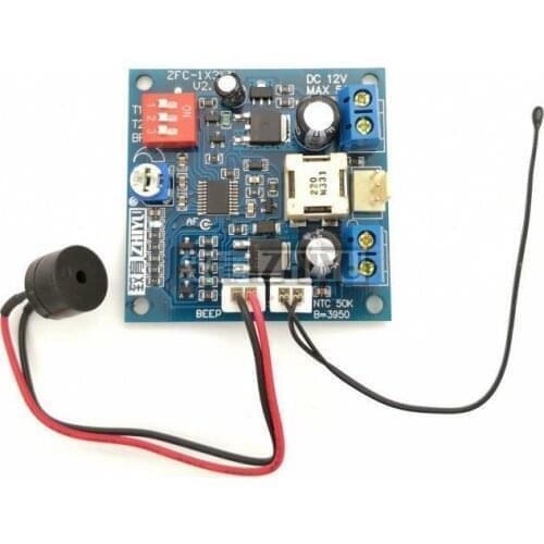 DC 12V PWM PC CPU Fan Temperature Control FAN Speed Controller computer chassis 5A Speed Buzzer Alarm