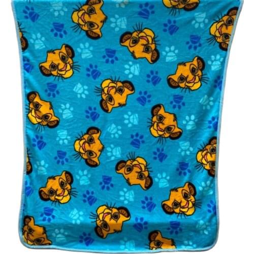 Disney Simba Lion King Nala Blanket Throw for Baby Girls Boys Kids Children Pets 100x120cm Minnie Sleeping Cover on Crib Plane
