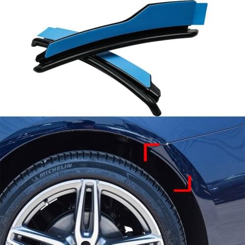For Mercedes Benz C238 E200 E220 E300 E350 E400 E53 AMG Coupe 2017+ Car Rear Bumper Fender Flare Extension Wheel Eyebrow Lip