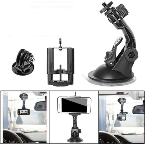 Camera Suction Car Mount Kit for GoPro Car Hud Suction Holder Support GPS Naviga