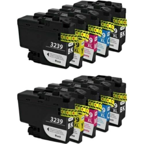 10PK Compatible LC3239 ink cartridge for brother HL-J6000DW HL-J6100DW MFC-J5945DW MFC- J6945DW J6947DW full ink with chips