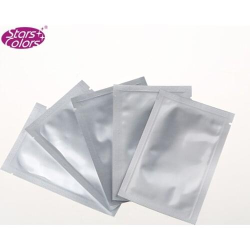 Top selling Thin gel eyelash patch flexible 100 pairs/box Silver Pack Lint Gel Under special Patch Collagen Hyaluronic eye pads