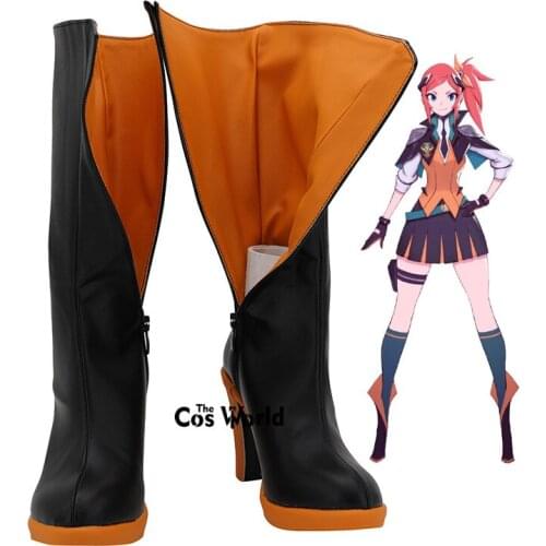 LOL Battle Academia 2019 Luxanna Crownguard The Lady of Luminosity Games Customize Cosplay High Heels Shoes Boots