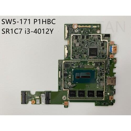 Laptop motherboard P1HBC FOR ACER SW5-171 SR1C7 i3-4012Y Fully tested and works perfectly