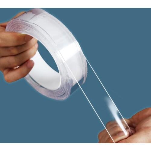 1-5m Reusable Double-Sided Adhesive Nano Traceless Tape Removable Sticker Washable Home Anti-slip Fixed Adhesive