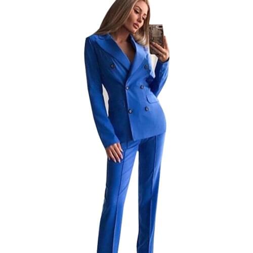 Женские офисные брючные костюмы MVGIRLRU China At AliExpress