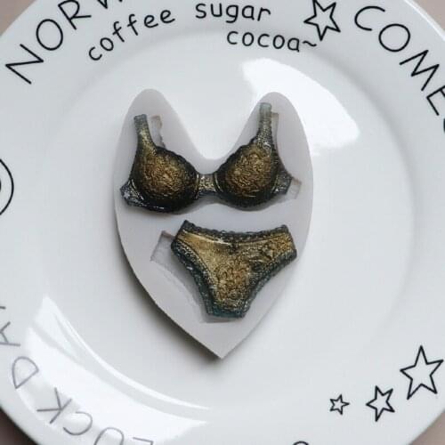 Underwear Set Fondant Silicone Mold Mobile Phone Epoxy Mold Cake Decoration Mould XGY-337