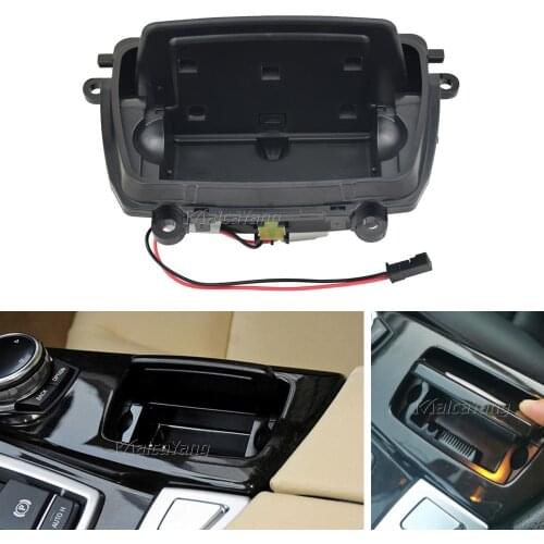 New Center Console Ashtray Assembly Box Fit For BMW 5 Series F10 F11 F18 51169206347 Black Auto Accessories 2011-2017